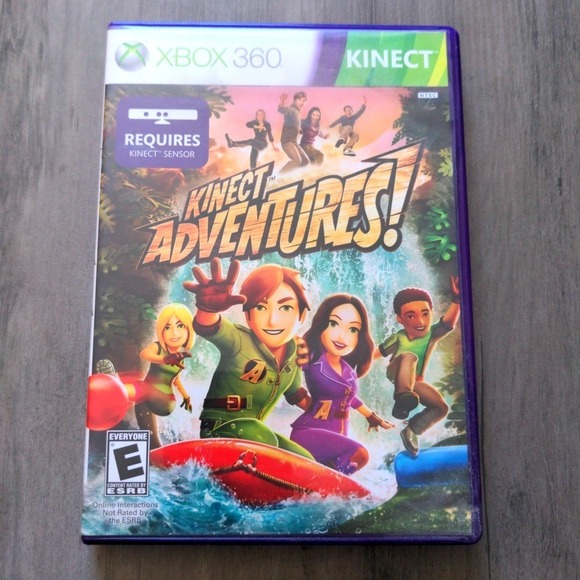 Microsoft Other - Kinect Adventures Microsoft Xbox 360 Game 2010 NTSC Complete with Manual CIB